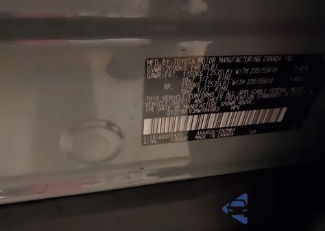 2022 Toyota Rav4 Xle Premium z USA, uszkodzony, nr VIN 2T3C1RFV3NW194883